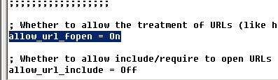 服务器上开启了allow_url_fopen