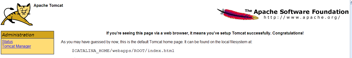 没有端口号进入tomcat页面