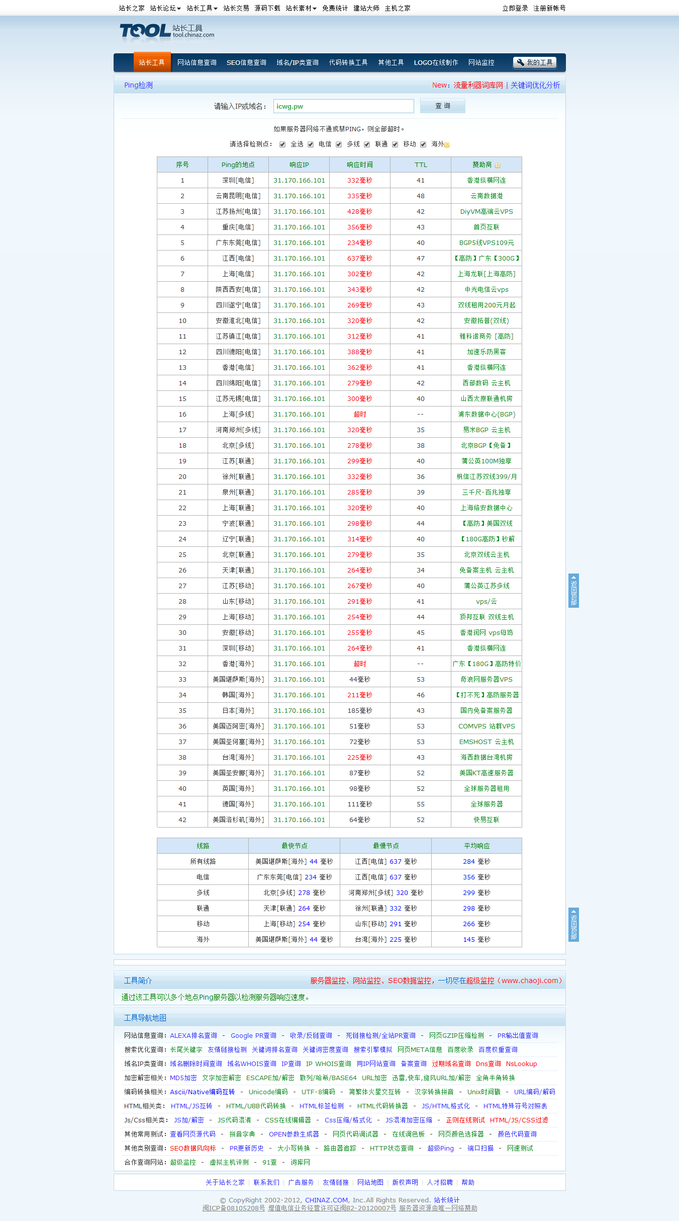 多个地点Ping[icwg.pw]服务器 - 站长工具.png