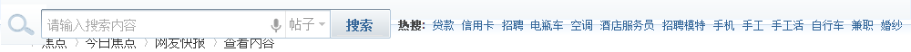 bug搜索栏
