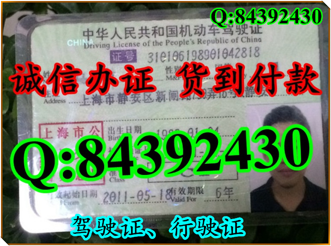2016年 新版 驾驶证样本 驾驶证样本图片