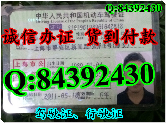 2016年 新版 驾驶证样本 驾驶证样本图片