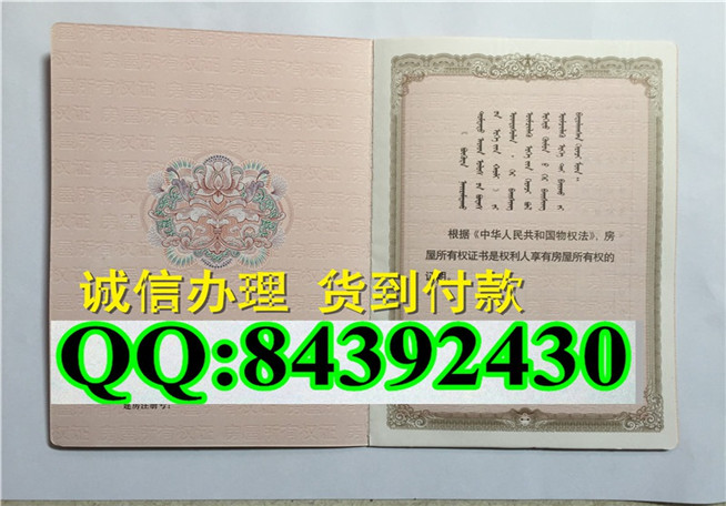 新版 国有土地使用证样本 河北 河南 广东