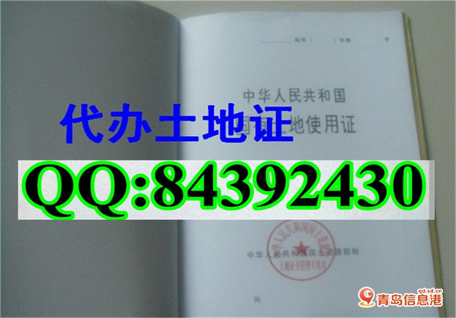 新版 国有土地使用证样本 河北 河南 广东