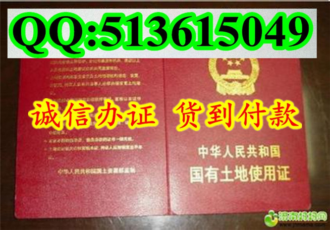 新版 国有土地使用证样本 河北 河南 广东