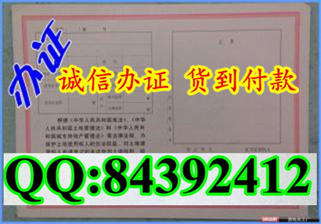 新版 国有土地使用证样本 河北 河南 广东