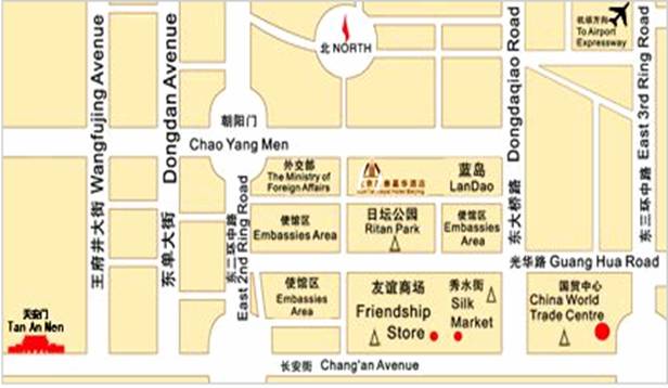 地图(外交部和蓝岛之间）