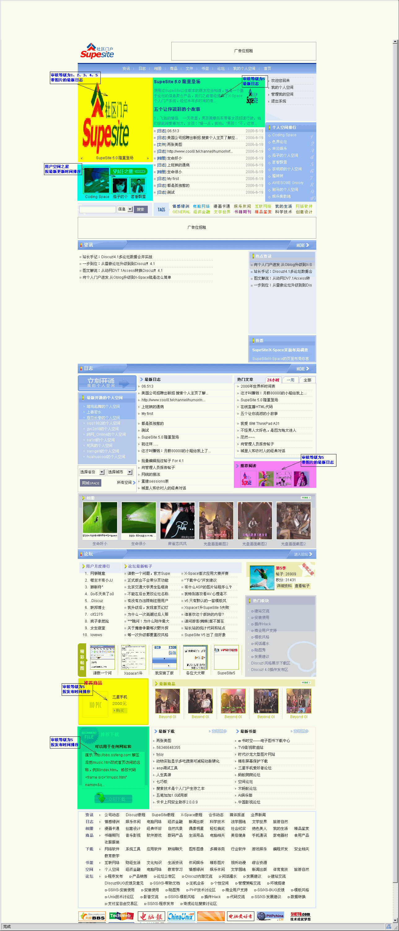 首页页面等级审核设置