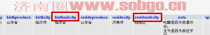红框内即是添加的字段，至此说明字段添加成功。