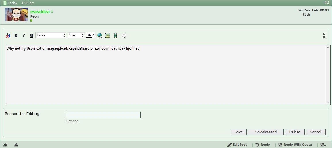 ExapOfVBulltinQuickEdit